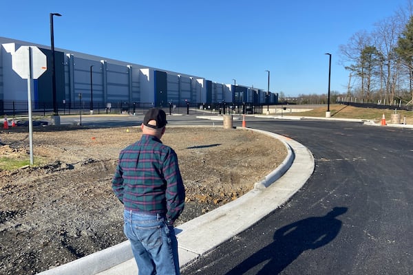 Bill Wright moved to Prince William County in 2020 to retire amid nature, only to find himself living near multiple large data center campuses. "It’s like a data center amoeba," he said. (Zachary Hansen/AJC)