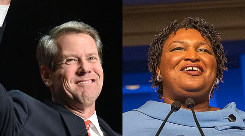 Stacey Abrams halted her run for Georgia governor, but the Democrat said she would not concede the contest to Republican Brian Kemp. (Alyssa Pointer/AJC)