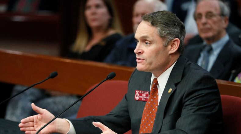 State Rep. Ed Setzler, an Acworth Republican, on Friday said any expansion of coverage by Medicaid needed to be targeted, not a giveaway. “I think we want to create incentives for able-bodied adults to be as productive as they possibly can be,” he said. Photo by BOB ANDRES /BANDRES@AJC.COM
