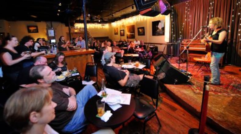 Eddie's Attic in Decatur is one of several venues where you can have dinner and listen to live music without having to move.
