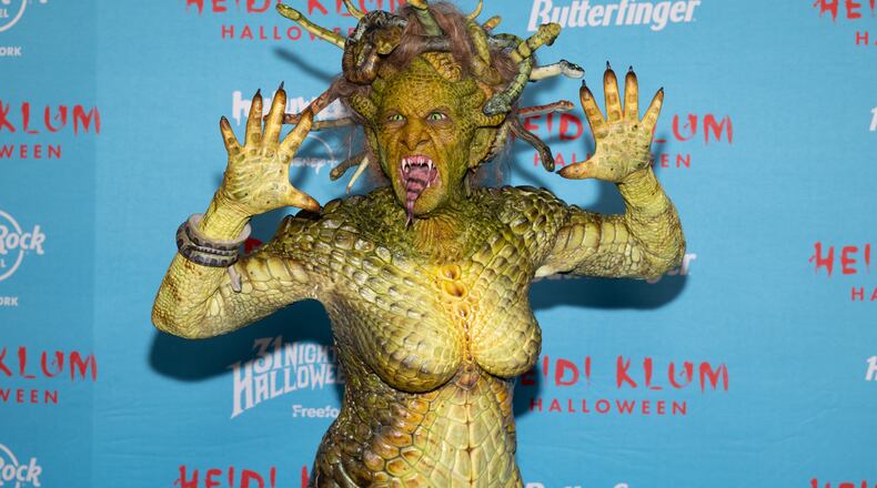 Heidi Klum attends Heidi Klum's 24th annual Halloween party at Hard Rock Hotel New York on Friday, Oct. 31, 2025, in New York. (Photo by CJ Rivera/Invision/AP)