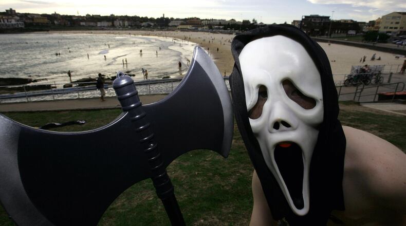 A "Scream" mask like this one was allegedly used by a burglar in Pennsylvania on Monday, police said.