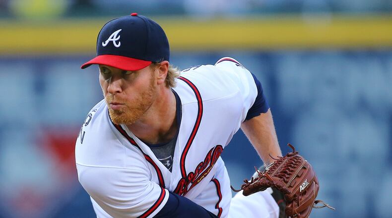 Braves pitcher Mike Foltynewicz (Curtis Compton / ccompton@ajc.com)