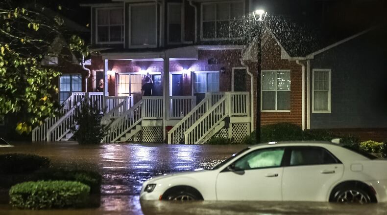 Hurricane Helene brought heavy rain and high winds across Georgia. The storm could lead to property damage and the need for residents to file insurance claims. John Spink/john.spink@ajc.com