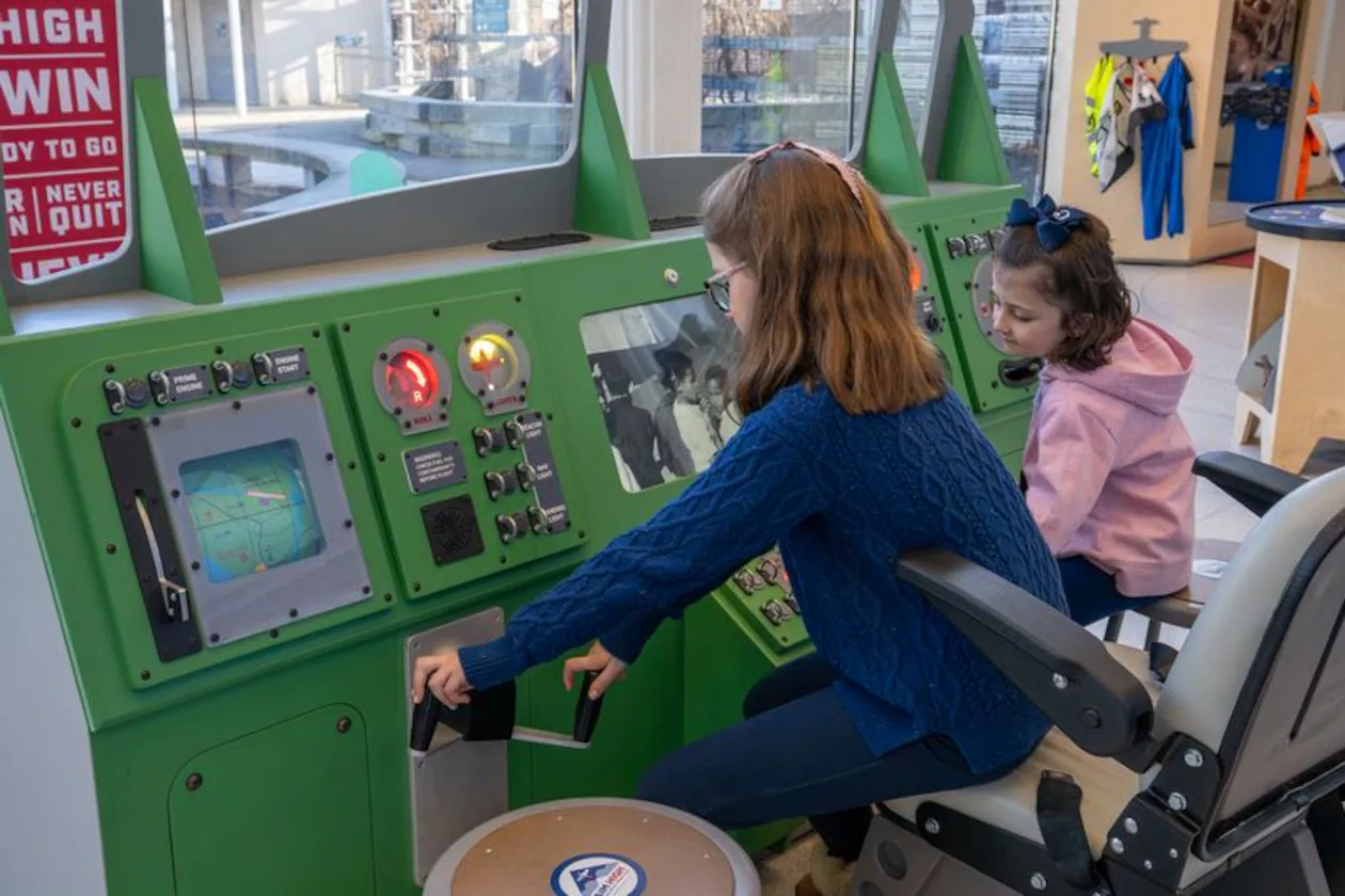 The Children’s Museum of Atlanta honors the legacy of the Tuskegee Airmen with an exhibit featuring hands-on installations, such as life-size cockpit flight trainers. The educational fun takes flight Saturday and Sunday, plus additonal dates. (Courtesy of Children’s Museum of Atlanta)