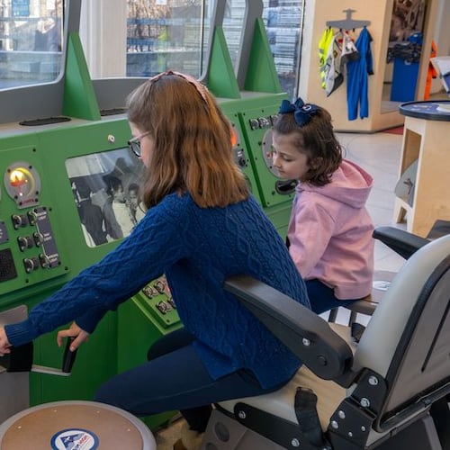 The Children’s Museum of Atlanta honors the legacy of the Tuskegee Airmen with an exhibit featuring hands-on installations, such as life-size cockpit flight trainers. The educational fun takes flight Saturday and Sunday, plus additonal dates. (Courtesy of Children’s Museum of Atlanta)