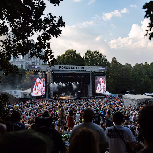 Shaky Knees begins Friday at Piedmont Park. (Ryan Fleisher for the AJC 2025)