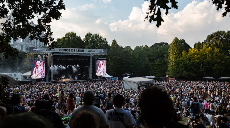 Shaky Knees begins Friday at Piedmont Park. (Ryan Fleisher for the AJC 2025)
