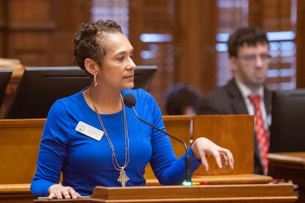 State Rep. Shelly Hutchinson, D-Snellville, first took office in 2019.