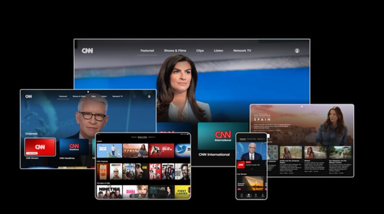 CNN All Access debuts as a way to watch the network's content, including the cable feed. Plenty of on-demand content is available as well, including 1,100 hours of unscripted content. (Courtesy of CNN)