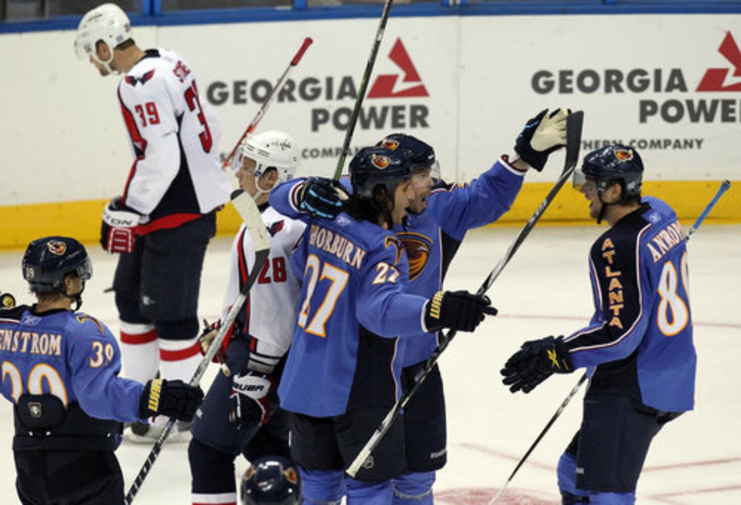 Thrashers vs. Capitals 10-08-10