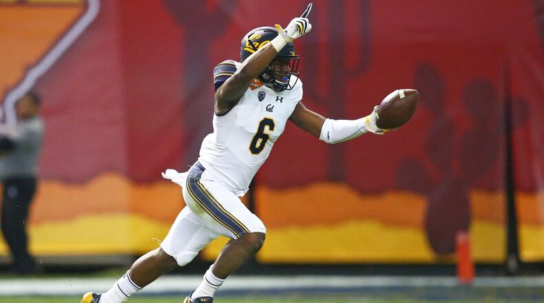 California safety Jaylinn Hawkins was selected by the Falcons in the fourth round of the 2020 NFL draft on Saturday.