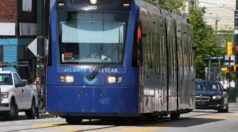 A $500,000 federal grant would help Atlanta plan land uses in 16 miles of future Atlanta Streetcar corridors. BOB ANDRES / BANDRES@AJC.COM