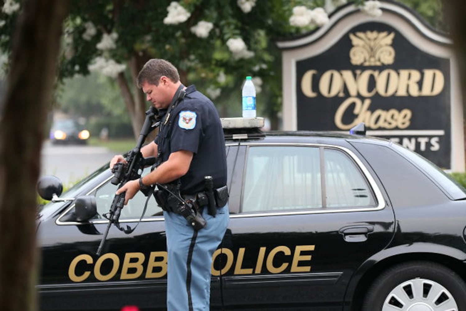 Manhunt in Cobb police officer shooting