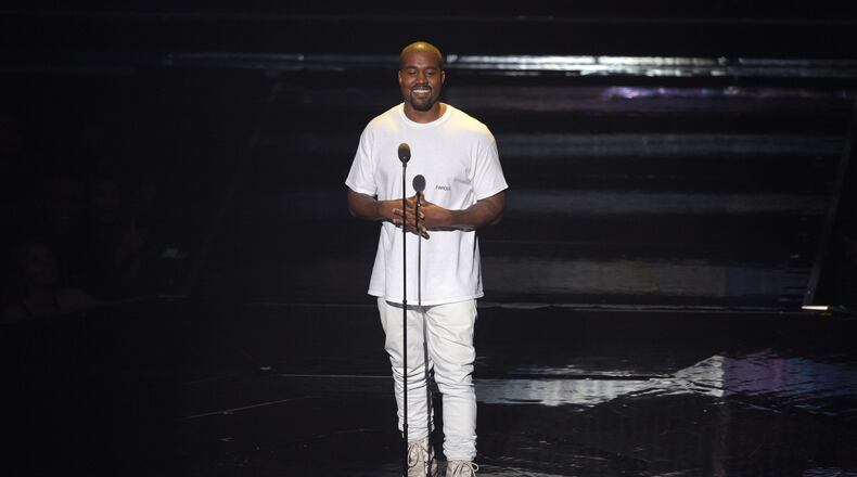 NEW YORK, NY - AUGUST 28: Kanye West performs onstage during the 2016 MTV Video Music Awards at Madison Square Garden on August 28, 2016 in New York City. (Photo by Jason Kempin/Getty Images)