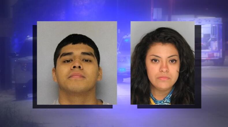 Marcos Tovar (left) and Alondra Rodriguez