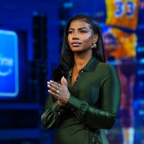 Taylor Rooks is sharing blessings with people in need in her hometown. (Cooper Neill via AP 2025)