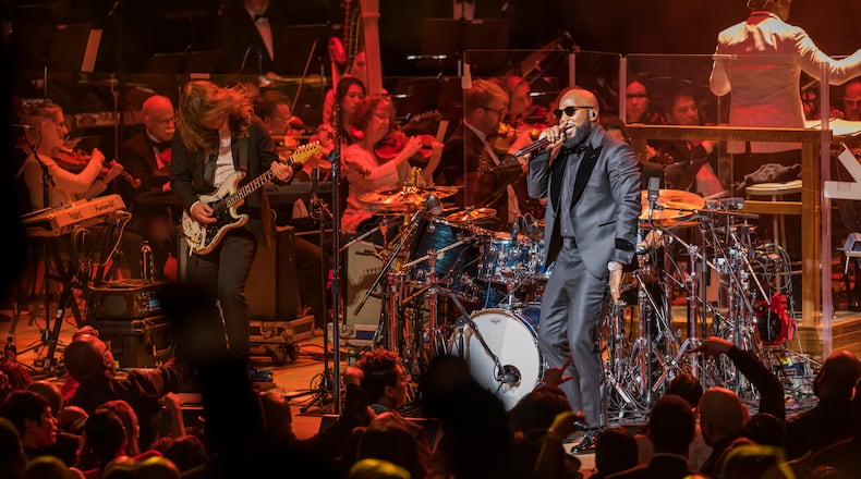 Jeezy performing with the Atlanta Symphony Orchestra earlier this year.