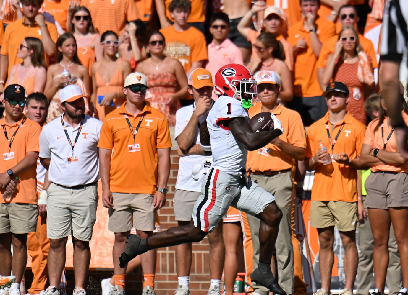 Georgia vs. Tennessee football