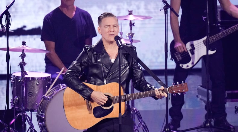 Bryan Adams perform on stage during the "Ein Herz fuer Kinder" (A Heart for Children) charity gala at Studio Berlin Adlershof on Dec. 9, 2023, in Berlin. (FlashPic/Pool/Getty Images/TNS)