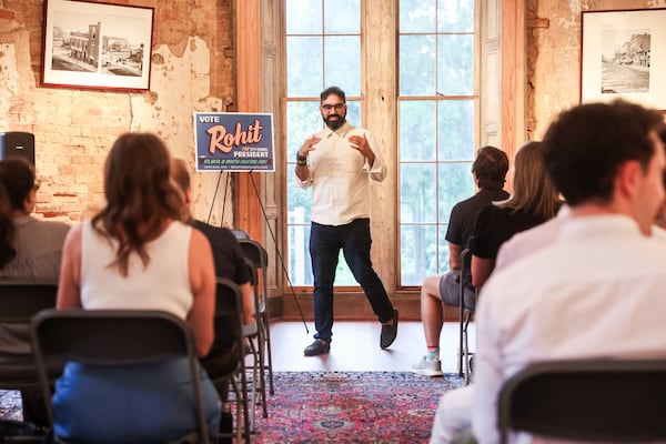 Atlanta City Council president candidate Rohit Malhotra is a champion of progressive policies and has been critical of both the Dickens administration and other mayors in the past. (Abbey Cutrer/AJC)