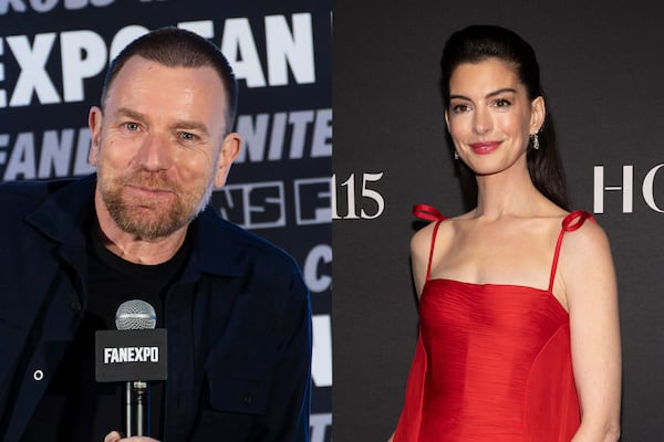 Ewan McGregor and Anne Hathaway star in an upcoming thriller, "Flowervale Street," which was shot in metro Atlanta in 2024. (Courtesy of AP)