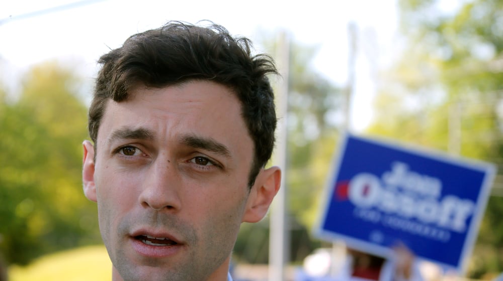 Democrat Jon Ossoff. Bob Andres, bandres@ajc.com