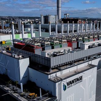 FILE -A data centre is pictured in Frankfurt, Germany, Friday, Aug. 22, 2025. (AP Photo/Michael Probst, File)