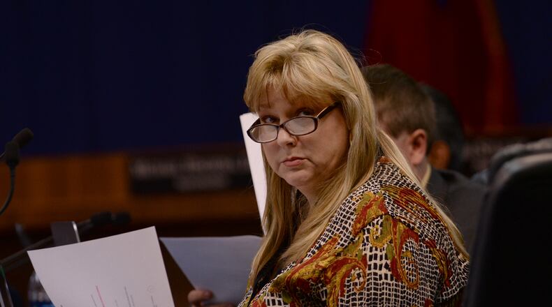 Cobb chool board chairwoman Kathleen Angelucci said that there have been no discussions about the potential of building two schools on the land. But Cobb County officials say the school district is considering two schools on the site.