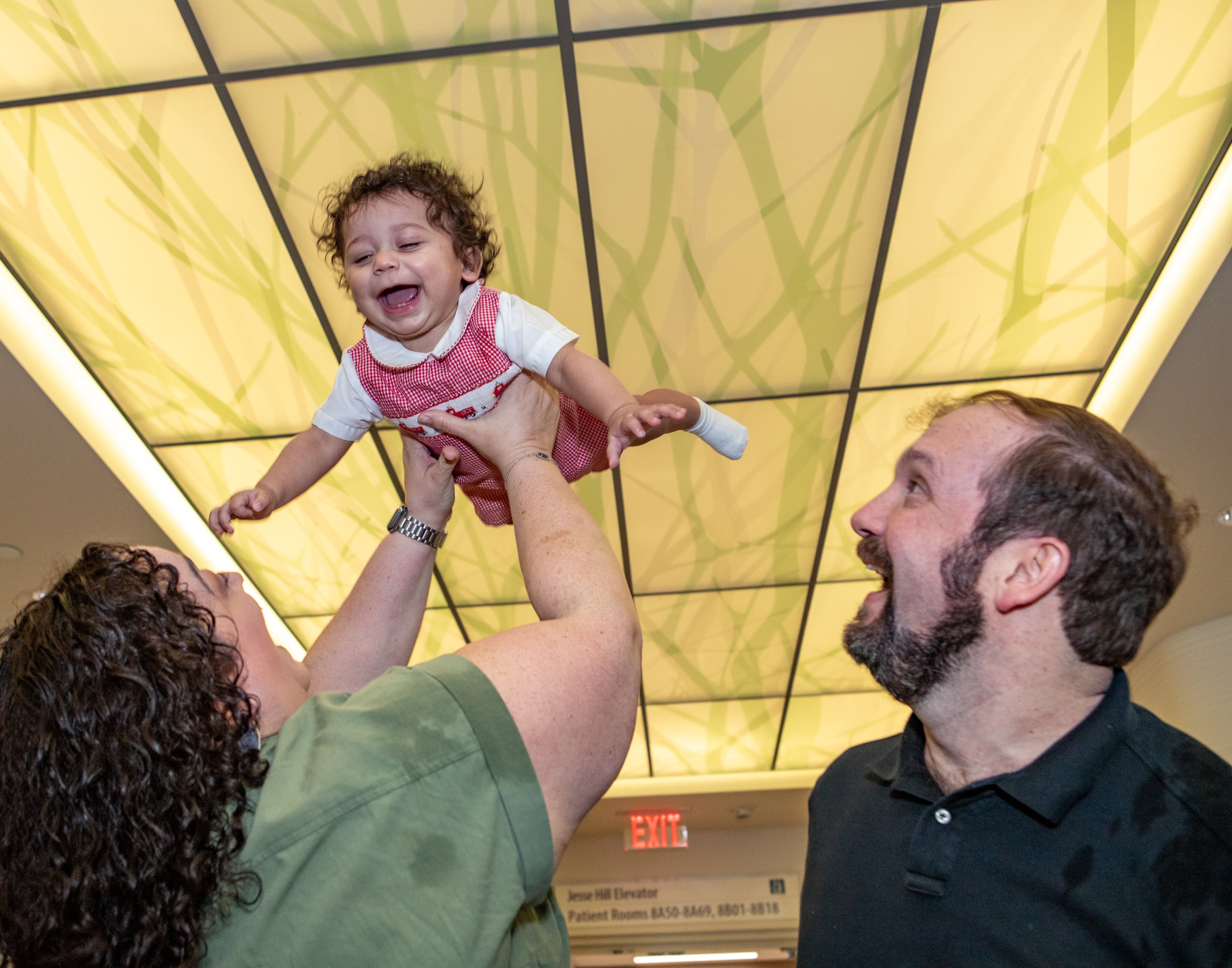 Jon Clark and his wife Zuly with will bring their son Joshua with them to Grady this Easter. (Jenni Girtman for the AJC).