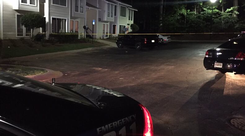 DeKalb County police are investigating a shooting that left a man dead inside an apartment Sun., July 24, 2016. (Credit: Channel 2 Action News)