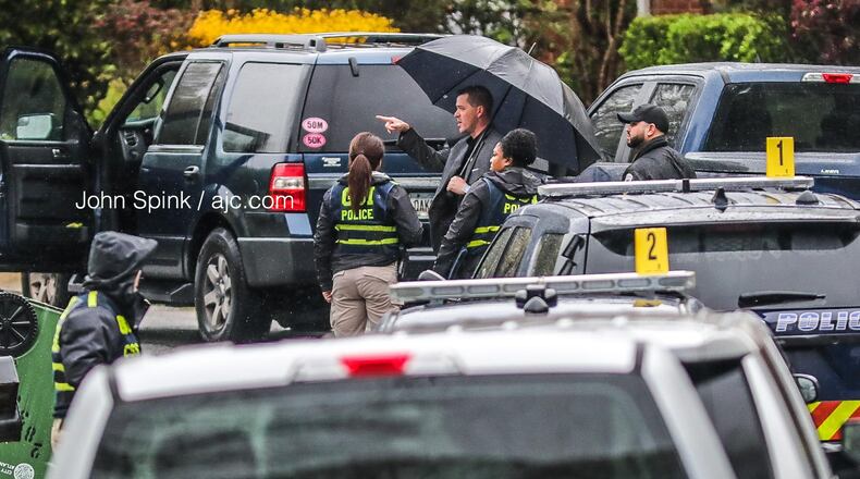 Atlanta officers were on the scene of a second officer-involved shooting Monday in the 2800 block of Eleanor Terrace.