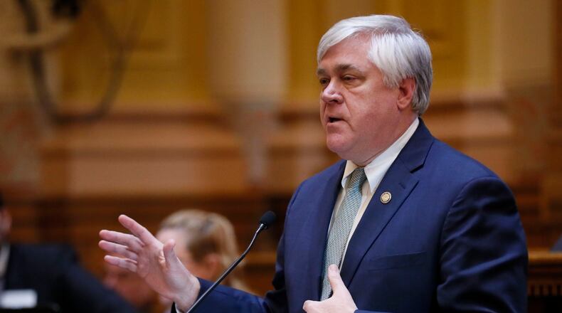 State Sen. Bill Cowsert said Georgia lawmakers could take action in 2021 to repeal the state's citizen's arrest law or clarify and strengthen Georgia's ban on police use of "no-knock warrants." (BOB ANDRES /BANDRES@AJC.COM)