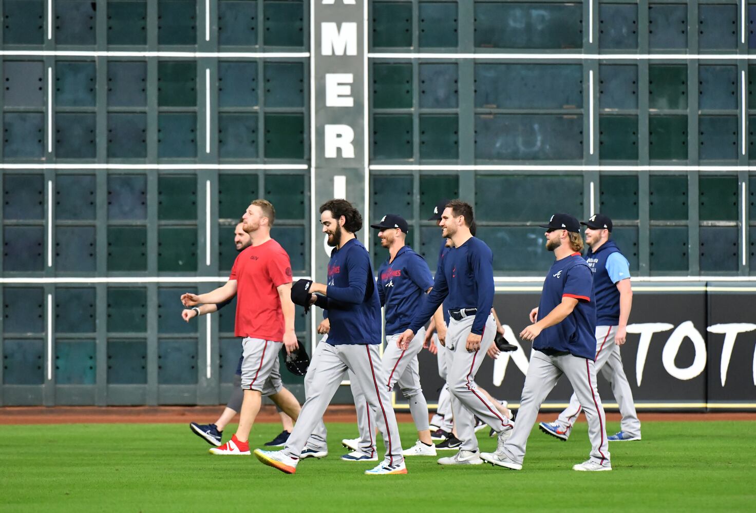 Braves World Series workout