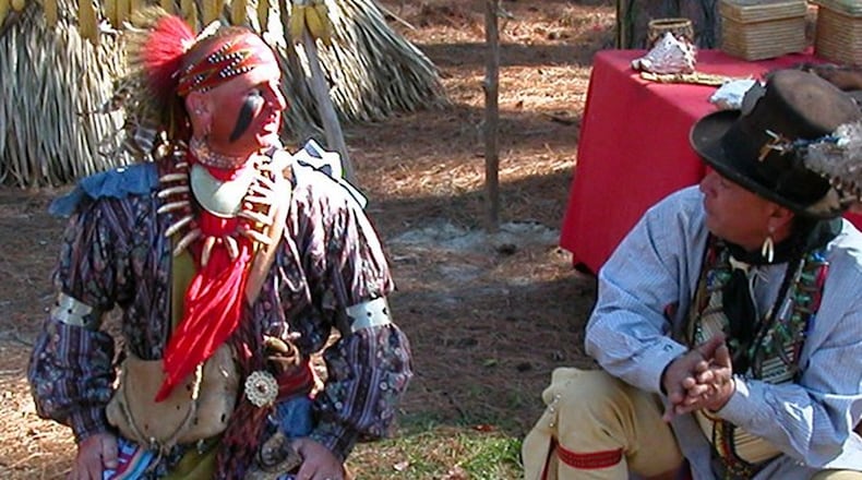The annual Native American Festival and Powwow at Stone Mountain Park is described as the largest gathering of Native Americans in Georgia. CONTRIBUTED: STONE MOUNTAIN PARK