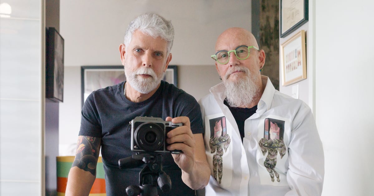 ‘Power gay couple’ found art careers later in life ‘Power gay couple’ found art careers later in life