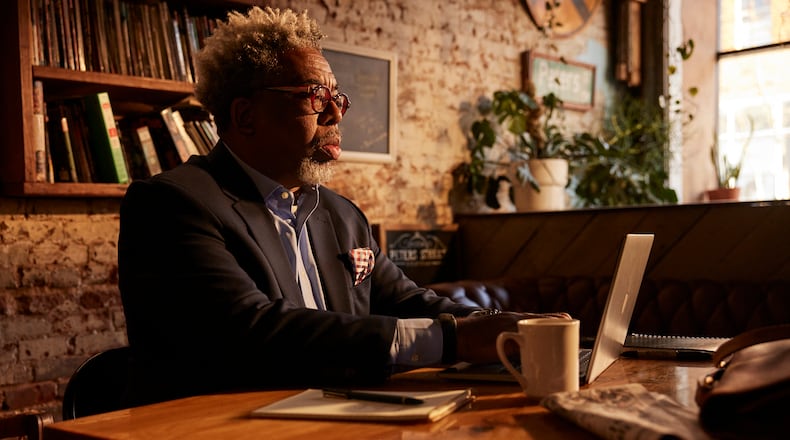 Ernie Suggs featured in a brand marketing campaign for the AJC.