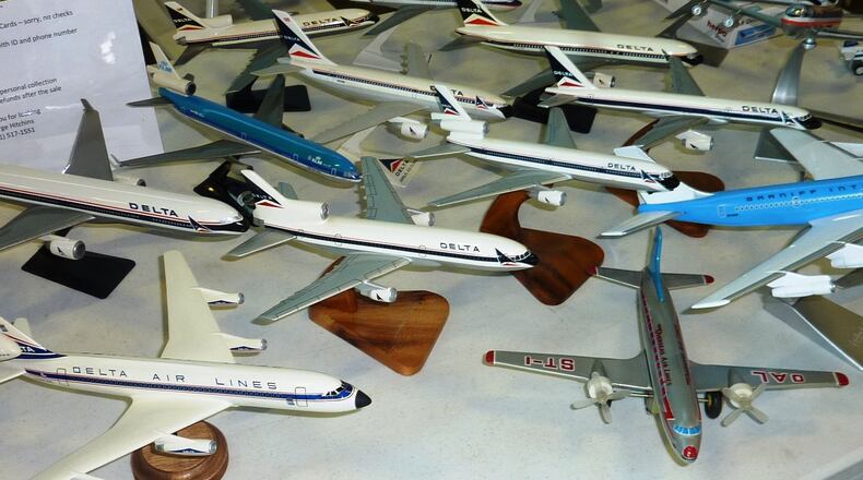 Airline paraphernalia from all over the world will be for sale Oct. 1 during the 30th annual Atlanta Airlines Collectibles Show. The one-day event is at the Delta Flight Museum in Atlanta. Delta Air Lines has hosted the show for a decade. CONTRIBUTED BY DELTA AIR LINES