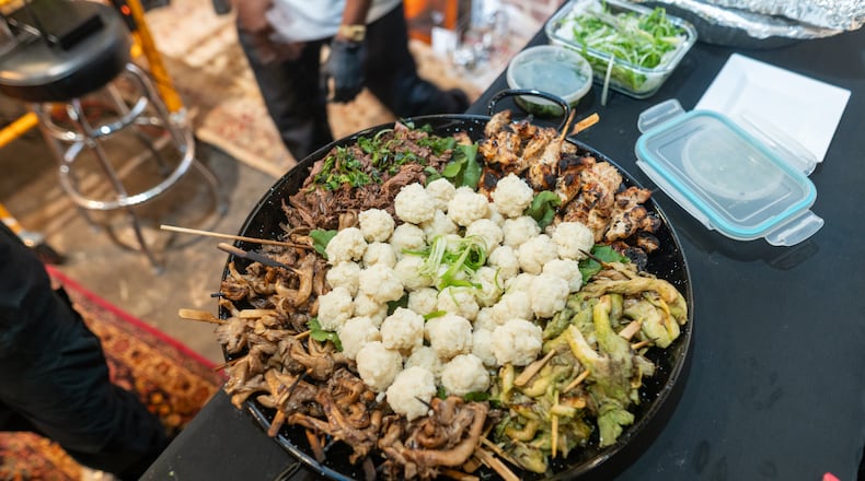 Ruma Kashoro's first Mix & Simmer pop-up was focused on Tanzania, where Kashoro's family is from. (Courtesy of Olive Norman & Visage Temps)