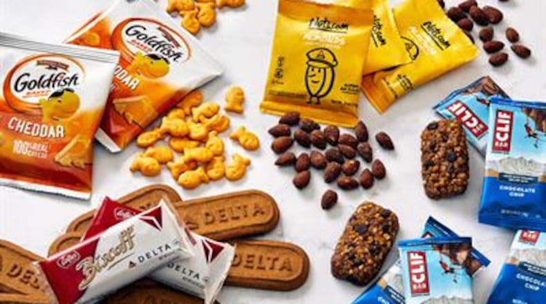Delta Air Lines is bringing more snacks back to its in-flight service starting April 14, 2021. Source: Delta