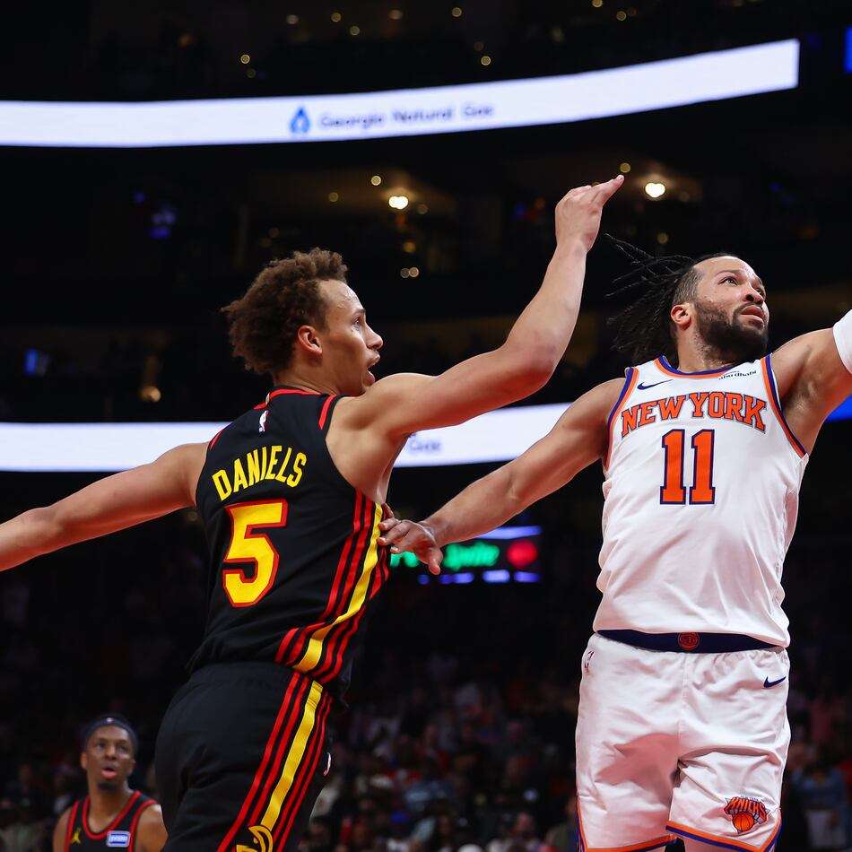 Limiting Knicks guard Jalen Brunson will be one of the key priorities for the Hawks' defenders. (AP Photo/Colin Hubbard)