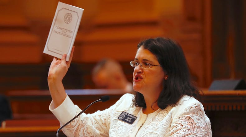 State Sen. Zahra Karinshak.   Bob Andres / bandres@ajc.com