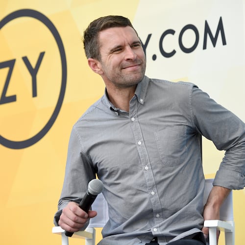 FILE - In this July 21, 2018, file photo Allbirds co-founder Tim Brown speaks at OZY Fest in Central Park in New York. Online shoe brand Allbirds plans to more than double its store count next year, hoping to reach shoppers who want to touch and try on their wool shoes. (Photo by Evan Agostini/Invision/AP, File)
