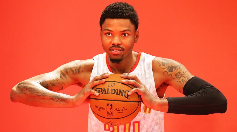 Kent Bazemore will host a UNO tournament on Sept. 15 and a celebrity golf tournament on Sept. 18 .   Curtis Compton /ccompton@ajc.com