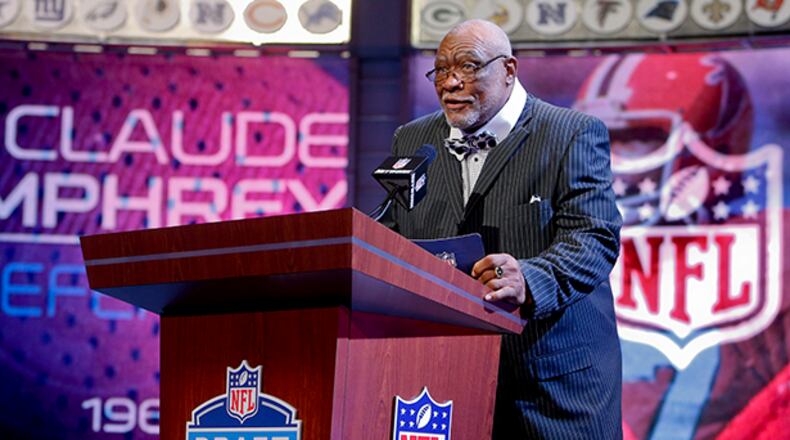 Claude Humphrey will become the first player to play the majority of his NFL career with the Falcons to be inducted into the Pro Football Hall of Fame.