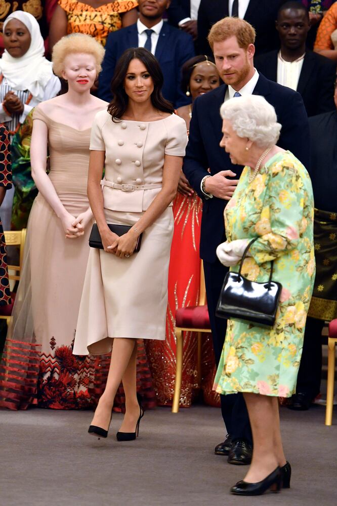 Photos: Meghan Markle, Prince Harry, David Beckham attend Queen’s  Young Leaders ceremony