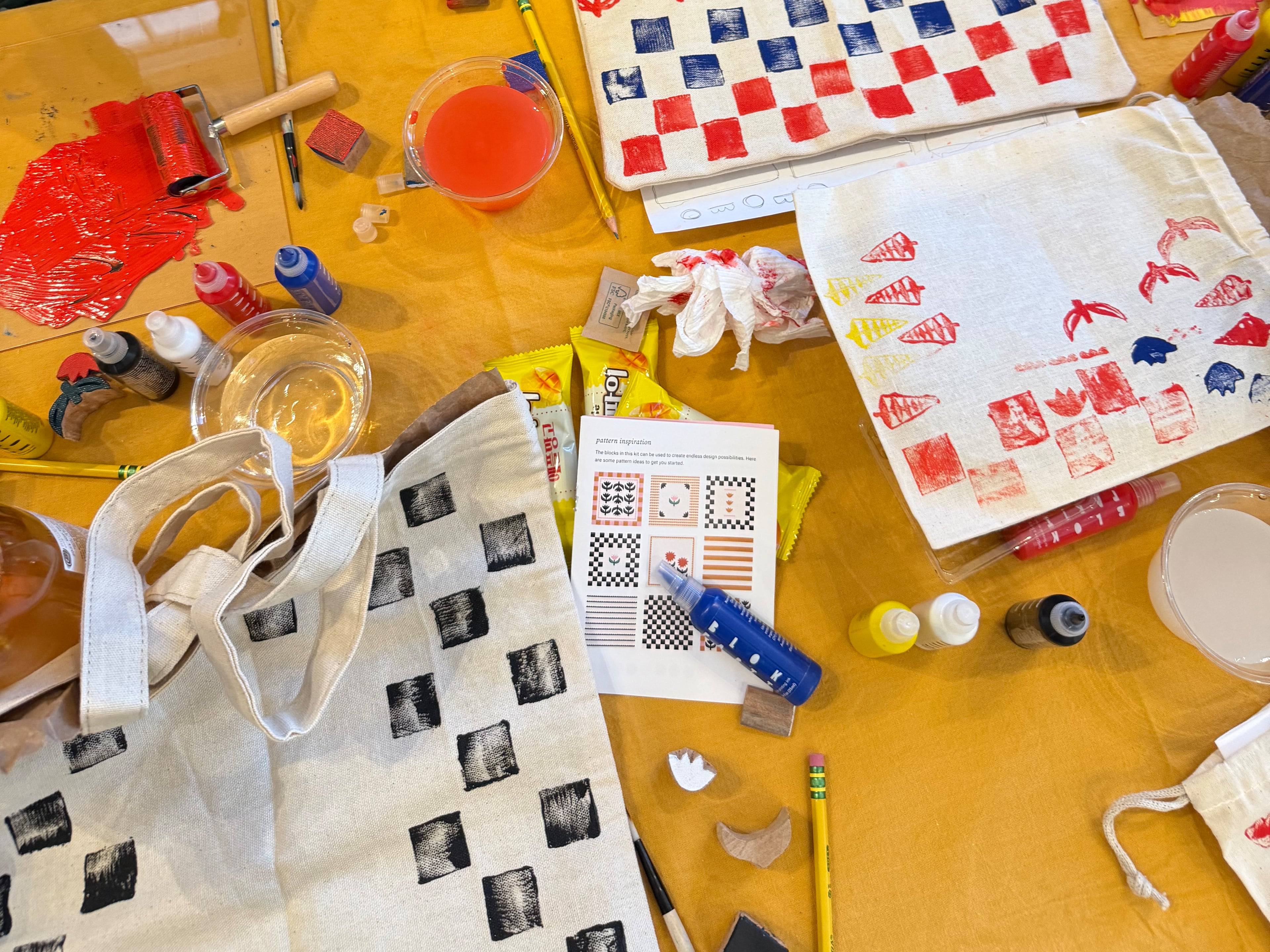 Meghna Davé hosts workshops on block printing, among other topics, at her boutique Maelu in Grant Park. (Courtesy of Maelu)