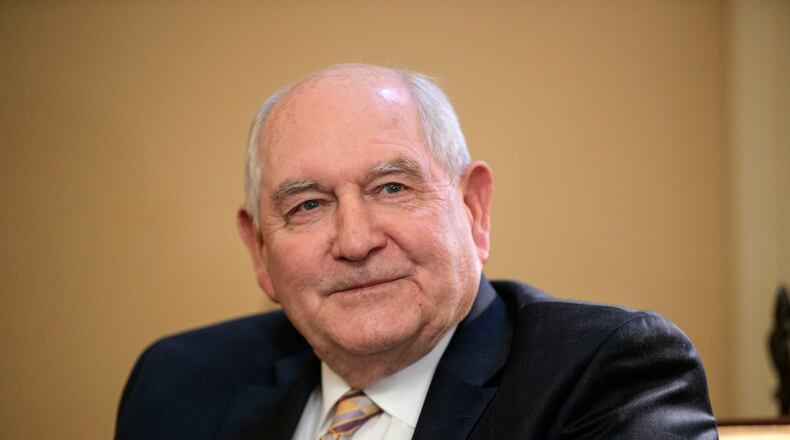 Former Georgia Gov. Sonny Perdue, President Donald Trump’s choice to lead the U.S. Department of Agriculture, is still waiting for confirmation hearings to begin. The reason for the long wait is that his paperwork has yet to technically arrive in the Senate, which means lawmakers have been unable to officially vet the nominee. Meanwhile, Perdue has met frequently with many senators, aiming to receive their support. (AP Photo/J. Scott Applewhite)