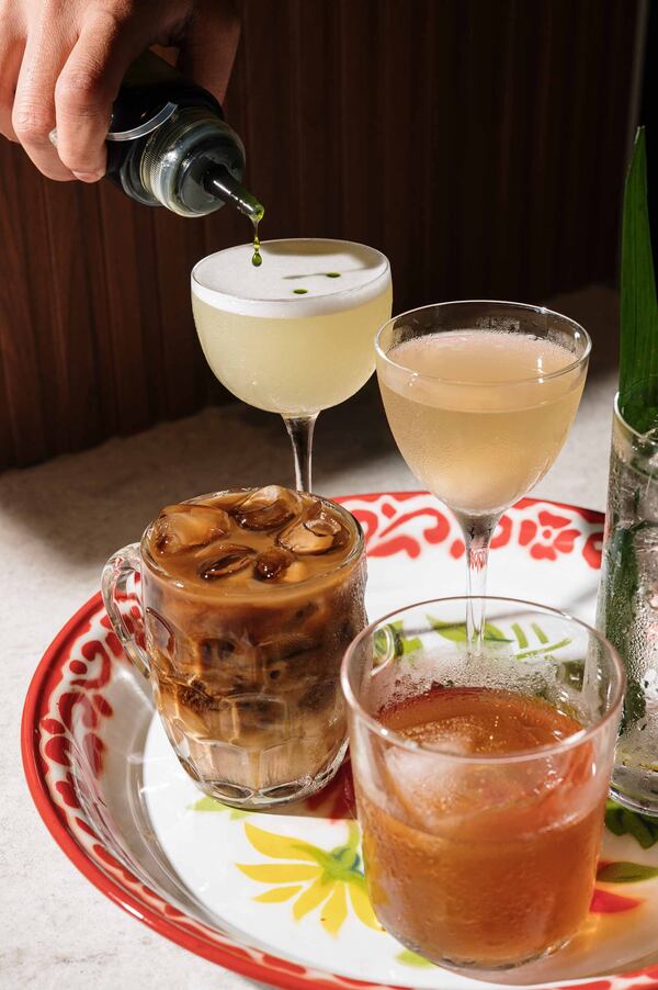 Birdie Niyomkun created the cocktail menu with a range of savory and sweet drinks featuring Thai flavors. (Courtesy of Tispy Thaiger)