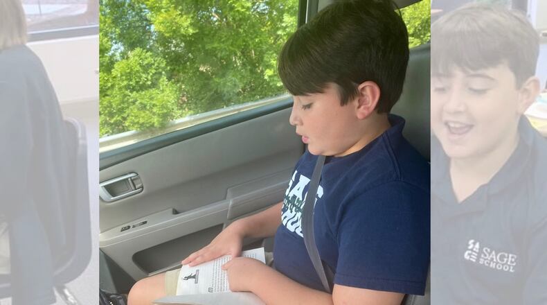 After making from kindergarten through 4th grade as a struggling reader, Matthew Purcell found success at his new school in Gwinnett. (Courtesy Missy Purcell)